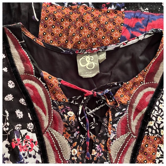 Anthropologie Arcata Patchwork Dress by One September XS - Picture 13 of 16